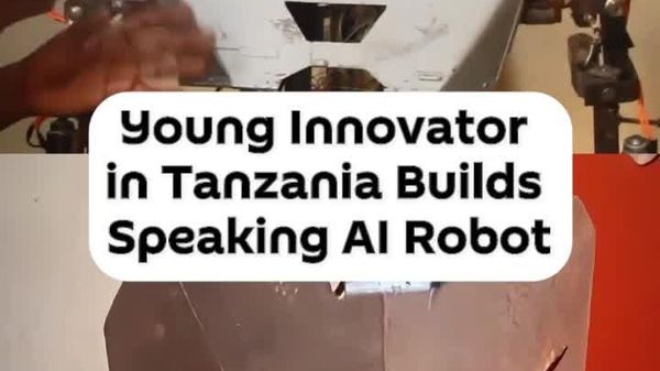 Young Tanzanian With Limited Resources Builds Speaking AI Robot - Sputnik Africa