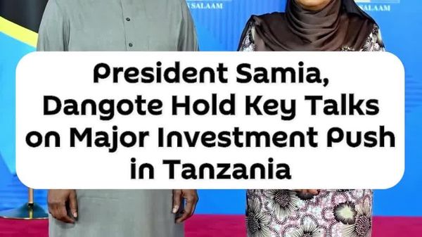 Tanzania's President & Aliko Dangote Hold Talks to Unlock Investment Opportunities - Sputnik Africa