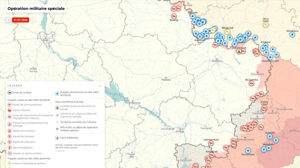 Situation dans la zone de l'opération militaire spéciale russe au 1er juillet - Sputnik Afrique