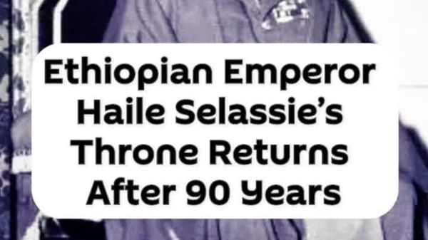 Haile Selassie's Throne Returns to Ethiopia After 90 Years - Sputnik Africa