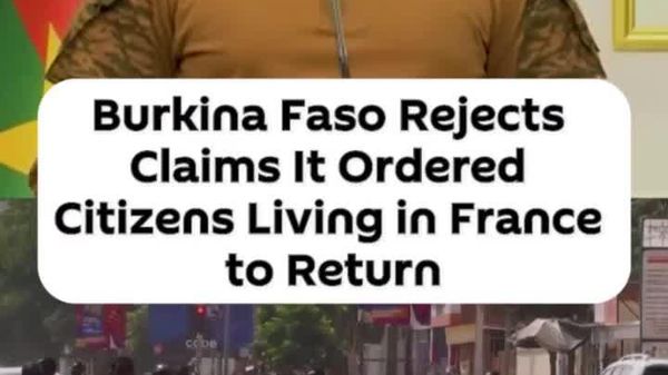 Burkina Faso Denies Ordering Citizens to Leave France - Sputnik Africa