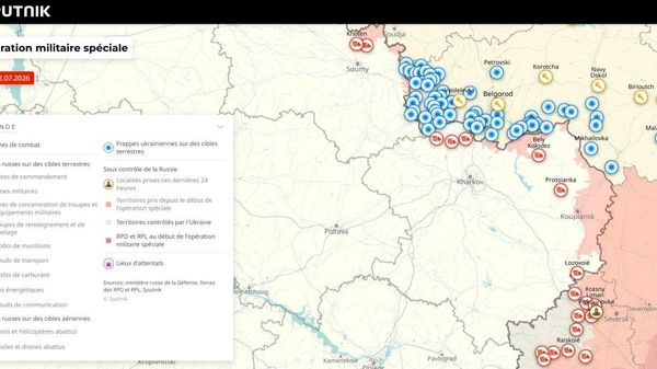 Situation dans la zone de l'opération militaire spéciale russe au 2 juillet - Sputnik Afrique