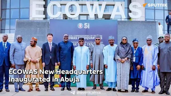 ECOWAS Unveils 'Eye of Africa' Abuja HQ as Nigeria Urges Deeper Integration, Industrialization: State House - Sputnik Africa