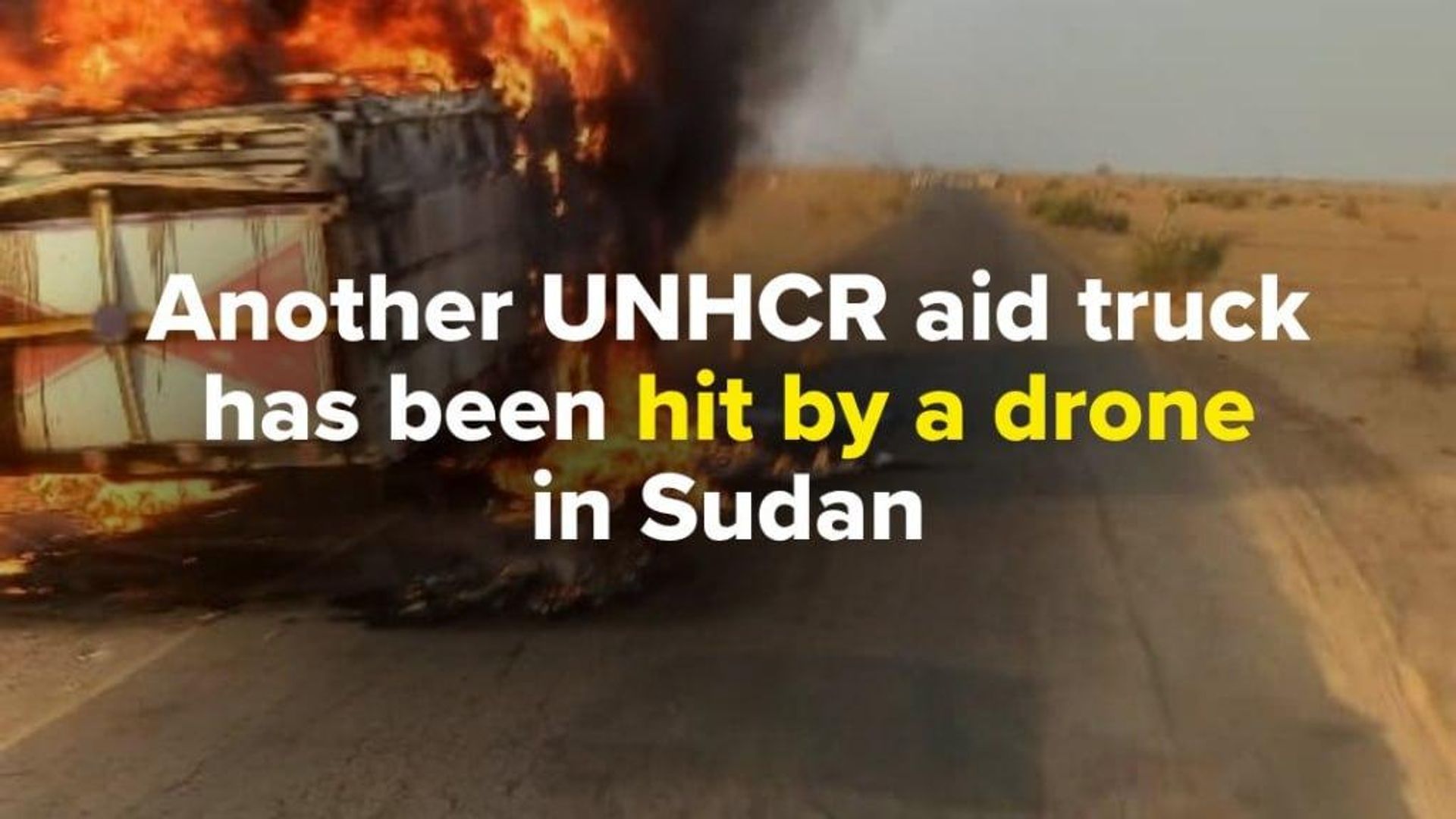 Drone Strike Destroys UN Aid Truck Carrying 50 Tonnes of Supplies in Sudan: Refugees Agency Drone Strike Destroys UN Aid Truck Carrying 50 Tonnes of Supplies in Sudan: Refugees Agency - Sputnik Africa, 1920, 04.07.2026