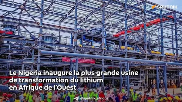 Le Nigeria inaugure la plus grande usine de transformation du lithium en Afrique de l’Ouest - Sputnik Afrique