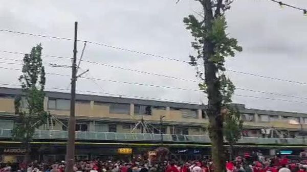 Moroccans Celebrate After Their Yeam Qualifies for World Cup Quarterfinals - Sputnik Africa