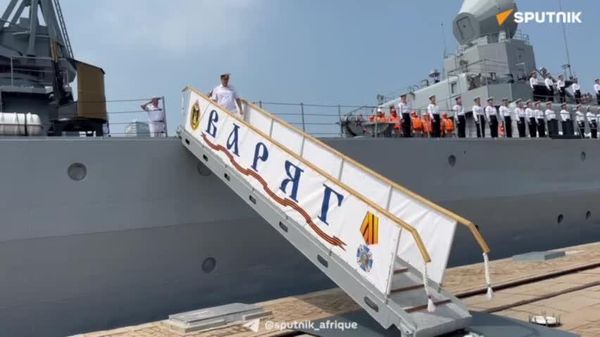 Des navires de guerre russes en Chine pour des exercices en commun - Sputnik Afrique