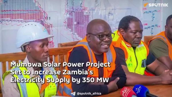 Mumbwa Solar Power Project Set to Increase Zambia’s Electricity Supply by 350 MW - Sputnik Africa