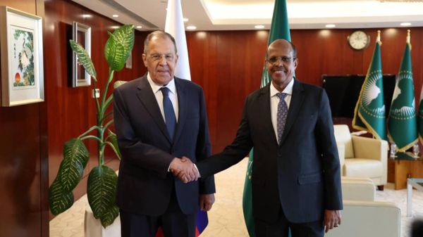 Sergueï Lavrov et le président de la Commission de l'UA tiennent une conférence de presse conjointe à Addis-Abeba - Sputnik Afrique