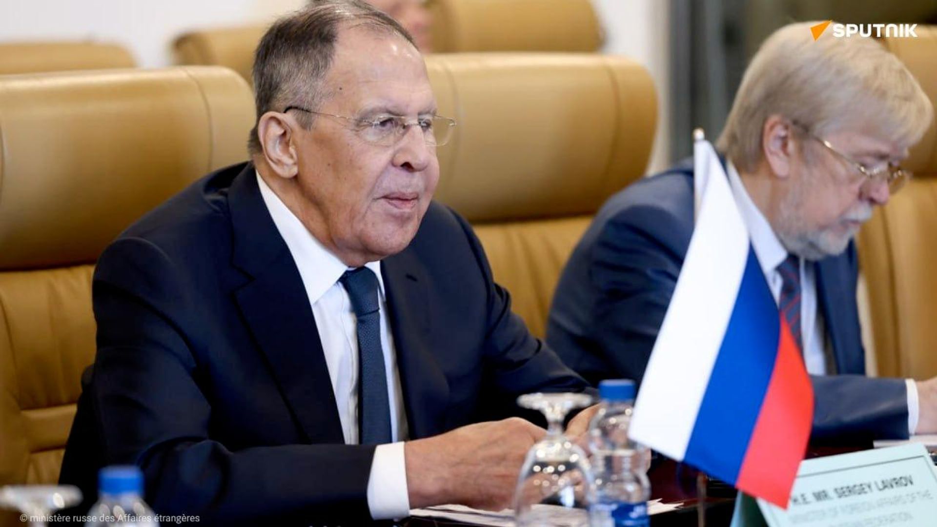 Vers un partenariat polyvalent approfondi entre la Russie et l'UA: points clés de la conférence de presse tenue par Sergueï Lavrov et Mahmoud Ali Youssouf à Addis-Abeba Vers un partenariat polyvalent approfondi entre la Russie et l'UA: points clés de la conférence de presse tenue par Sergueï Lavrov et Mahmoud Ali Youssouf à Addis-Abeba - Sputnik Afrique, 1920, 07.07.2026