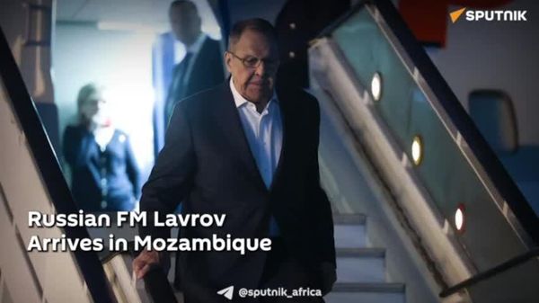 Russian FM Lavrov Arrives in Mozambique - Sputnik Africa