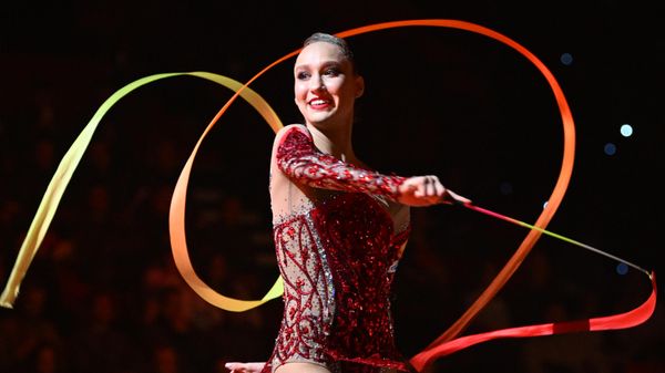 A participant in the gala concert of the Russian rhythmic gymnastics team, Moscow, Russia - Sputnik Africa