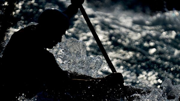 Pavel Eigel, a Russian athlete and member of the Russian national canoe slalom team, during a training session prior to the competition at the XXXII Summer Olympic Games in Tokyo - Sputnik Africa