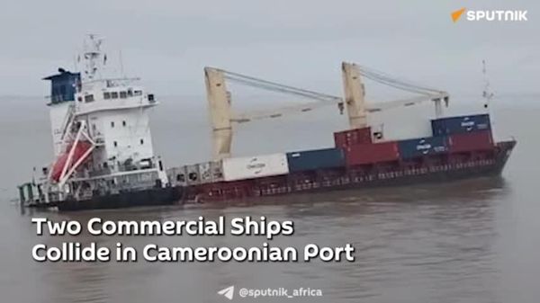 Two Cargo Vessels Collide in Port in Cameroon: Statement - Sputnik Africa