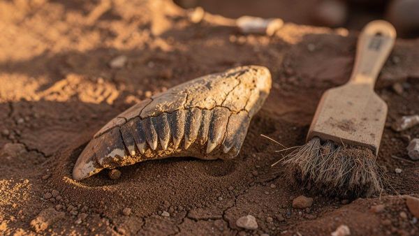 Une dent fossile marocaine repousse de 15 millions d’années l’origine des dinosaures - presse - Sputnik Afrique