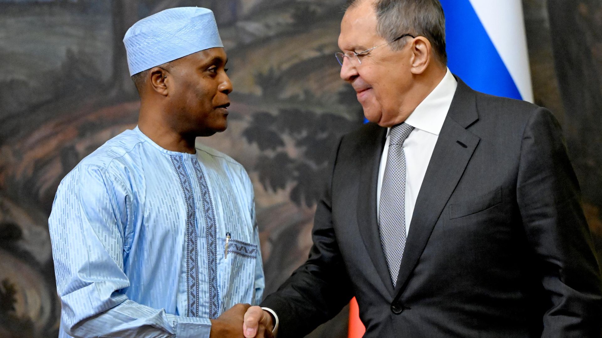 Sergueï Lavrov et Abdoulaye Sabre Fadoul Sergueï Lavrov et Abdoulaye Sabre Fadoul - Sputnik Afrique, 1920, 14.07.2026
