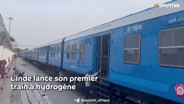 L'Inde met sur les rails son premier train propulsé à l'hydrogène - Sputnik Afrique