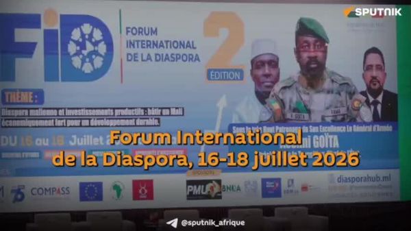 Le Mali de demain se construit aujourd'hui: Bamako accueille le Forum International de la Diaspora - Sputnik Afrique