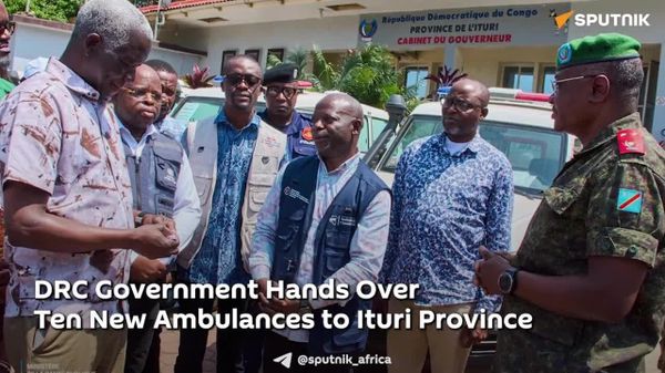 DRC Government Hands Over Ten New Ambulances to Ituri Province Amid Ebola Response: Health Ministry - Sputnik Africa