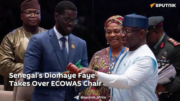 Senegal's Diomaye Faye Takes Over ECOWAS Chair at Critical Juncture - Sputnik Africa