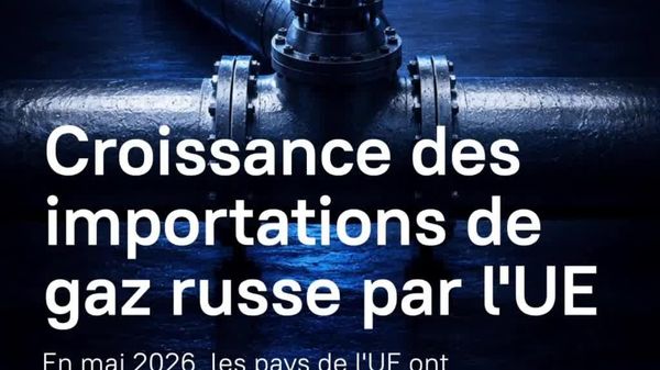Croissance des importations de gaz russe par l'UE - Sputnik Afrique