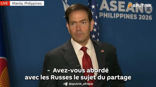Marc Rubio se moque des informations selon lesquelles la Russie aiderait l'Iran à cibler les troupes américaines - Sputnik Afrique