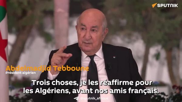 Celui qui touche à la Tunisie nous touche: le Président algérien - Sputnik Afrique