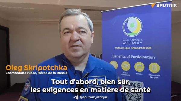 En coopérant avec la Russie, on peut accomplir de grandes choses dans le domaine spatial, déclare un cosmonaute russe - Sputnik Afrique