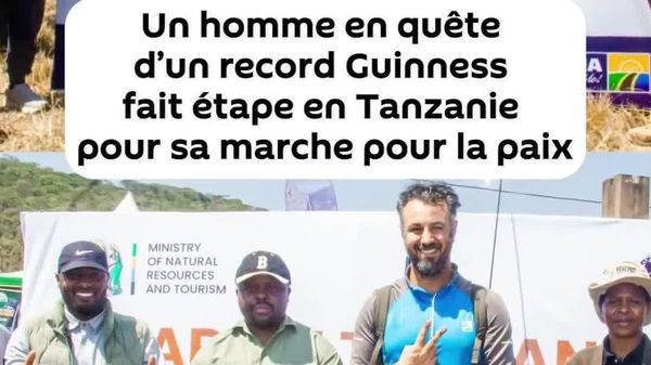La Marche mondiale pour la paix arrive en Tanzanie : la tentative de record du monde Guinness se poursuit - Sputnik Afrique