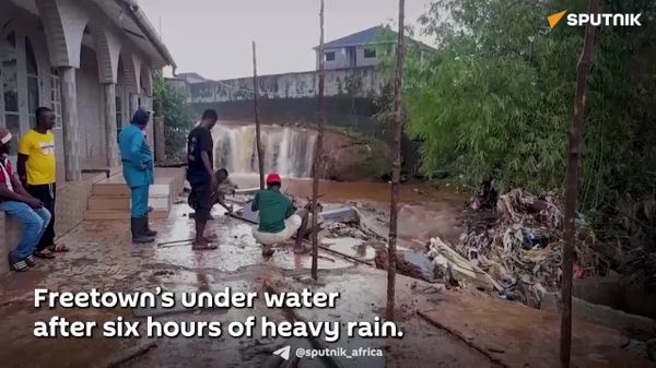 Freetown Under Water: Six Hours of Rain Cause Deadly Floods - Sputnik Africa