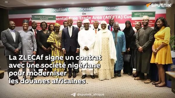 La ZLECAf signe un contrat de 3,1 Mds de dollars avec une société nigériane pour moderniser les douanes africaines - Sputnik Afrique