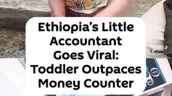 Little Ethiopian Boy Captures Attention With Professional-Like Cash Counting Skills - Sputnik Africa