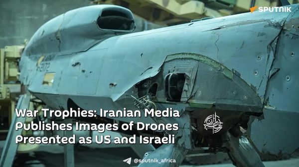 Iranian TV Airs Footage of Alleged Captured US and Israeli Aircraft - Sputnik Africa