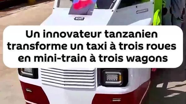 Un innovateur tanzanien transforme un taxi à trois roues en mini-train - Sputnik Afrique