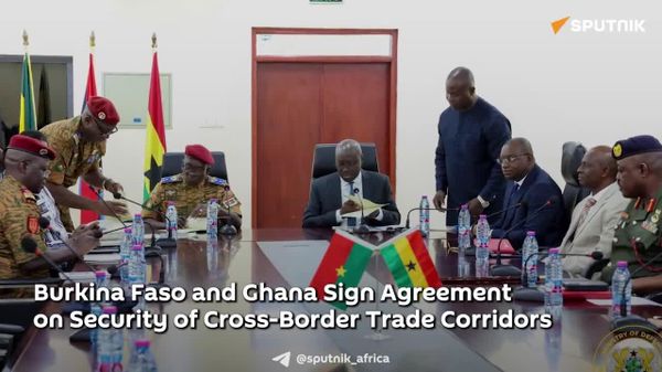 Le Burkina Faso et le Ghana signent un accord de coopération en matière de défense - Sputnik Afrique