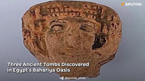 Three Ancient Tombs Discovered in Egypt's Bahariya Oasis May Reveal History of Successive Generations - Sputnik Africa