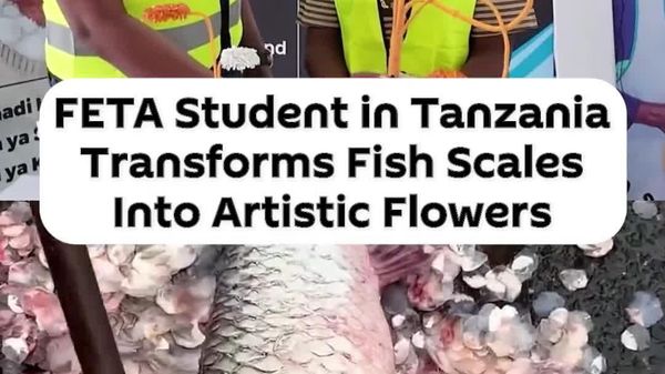 From Trash to Treasure: Fish Scales Become Flowers in Tanzania - Sputnik Africa