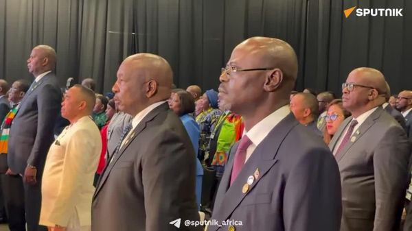 Participants of the 46th SADC Ordinary Summit Sing Anthems of South Africa, African Union and SADC - Sputnik Africa