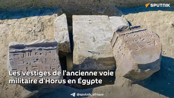 Nouvelles découvertes sur la voie militaire d'Horus, en Égypte - Sputnik Afrique