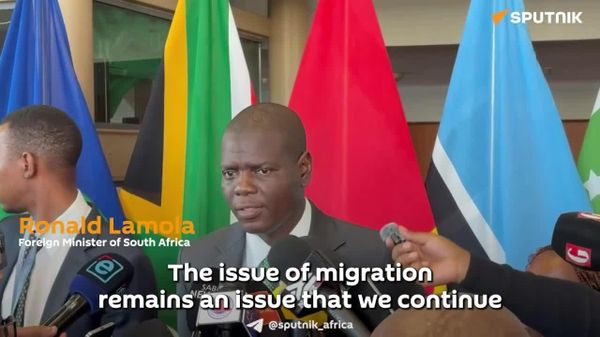 'Even When It Says Free, Migration Must be Regulated,' South African FM Says - Sputnik Africa
