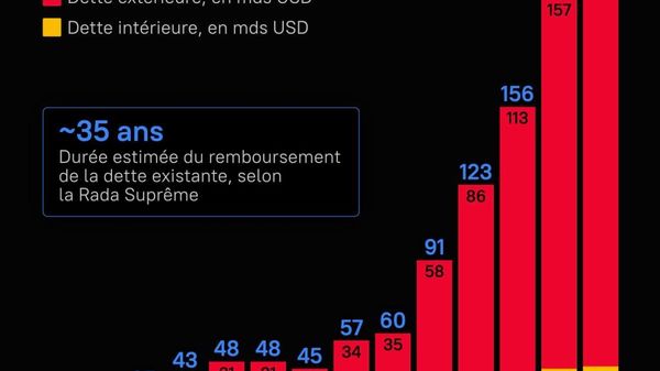 La dette publique ukrainienne multipliée par 16,2 depuis fin 2013 - Sputnik Afrique