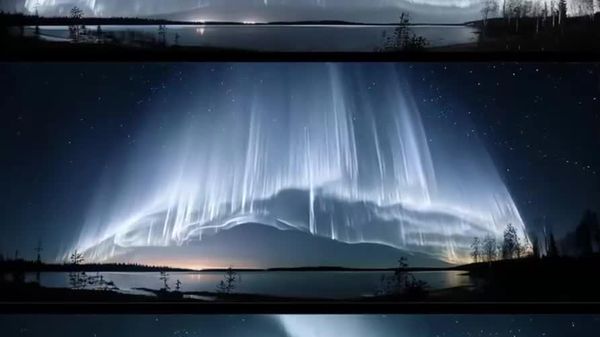 Rare White Aurora Borealis Shines Over North - Sputnik Africa