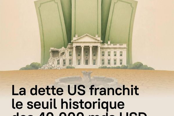 La dette US a franchi le seuil des 40 - Sputnik Afrique