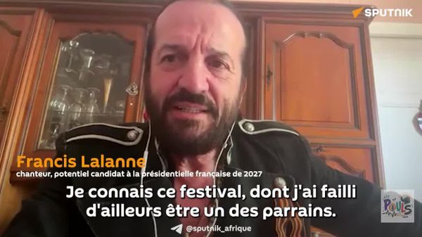 Le concours littéraire Glagol, destiné aux écrivains russophones, est une initiative essentielle, selon Francis Lalanne - Sputnik Afrique