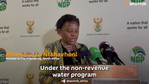 South Africa Advances Water Security, New Legislation & Major Global Events: Minister - Sputnik Africa