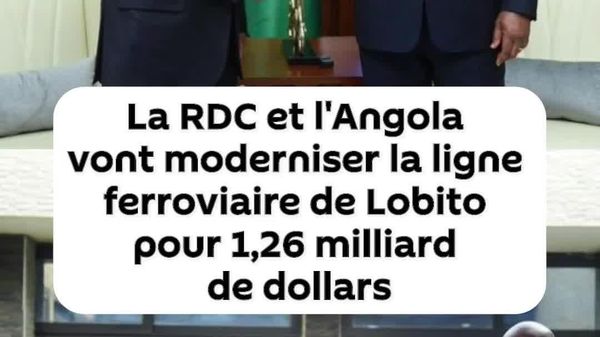 La RDC et l'Angola moderniseront la ligne ferroviaire de Lobito pour 1,26 milliard de dollars - Sputnik Afrique