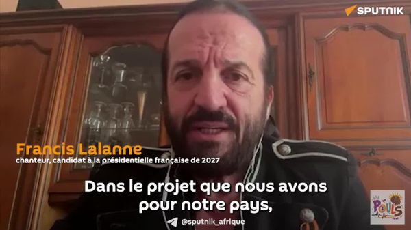 Renouveau de l'amitié franco-russe, adhésion aux BRICS: Francis Lalanne étale son programme électoral - Sputnik Afrique