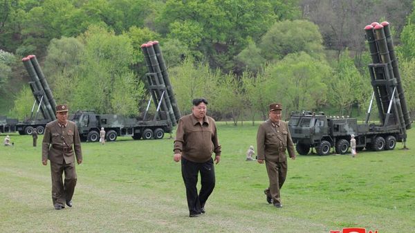 North Korea's first combined tactical exercise simulating nuclear counterattack. - Sputnik Africa