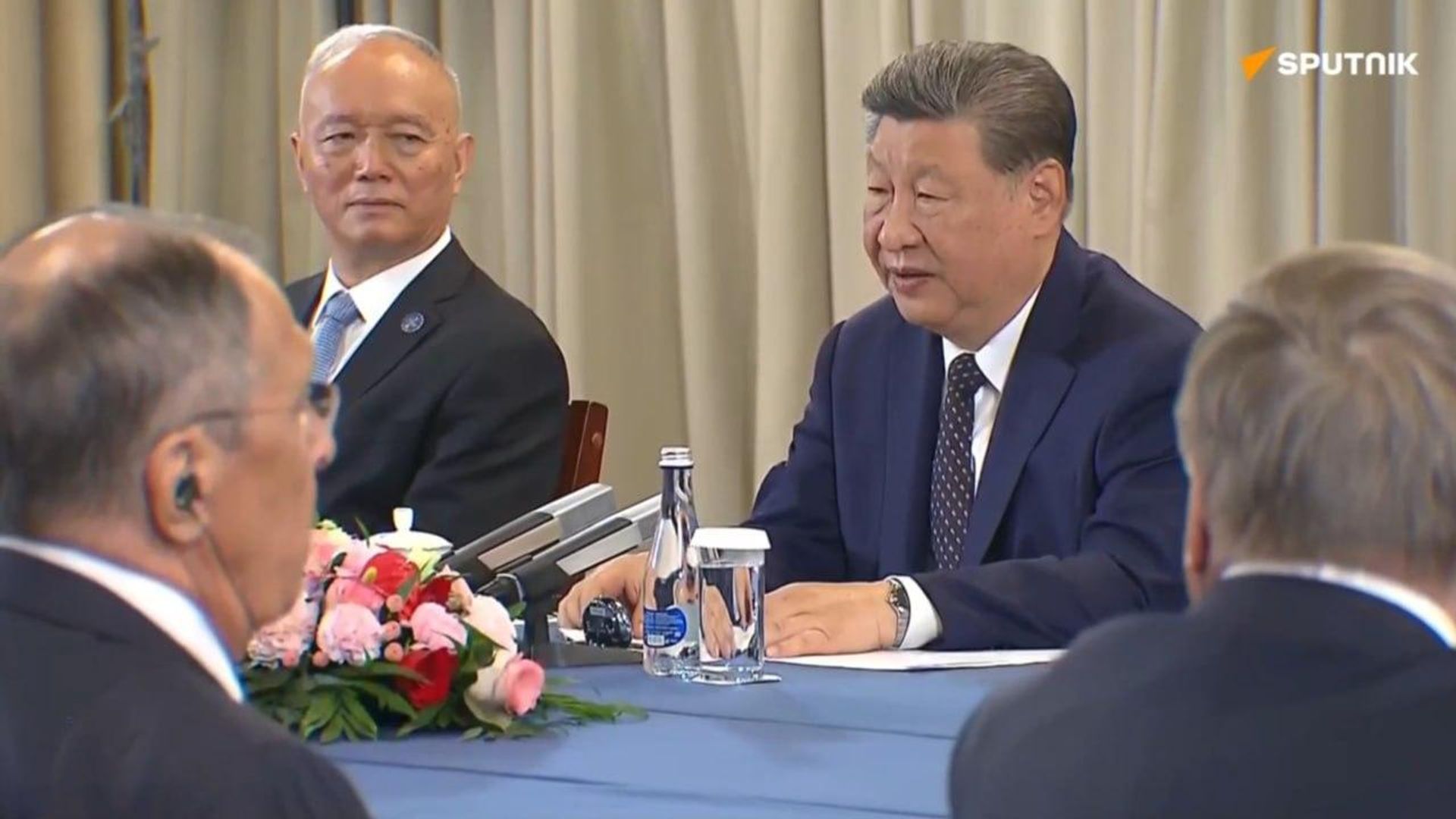 La rencontre entre Poutine et Xi Jinping s'est déroulée dans une atmosphère amicale et constructive - Kremlin La rencontre entre Poutine et Xi Jinping s'est déroulée dans une atmosphère amicale et constructive - Kremlin - Sputnik Afrique, 1920, 31.08.2026