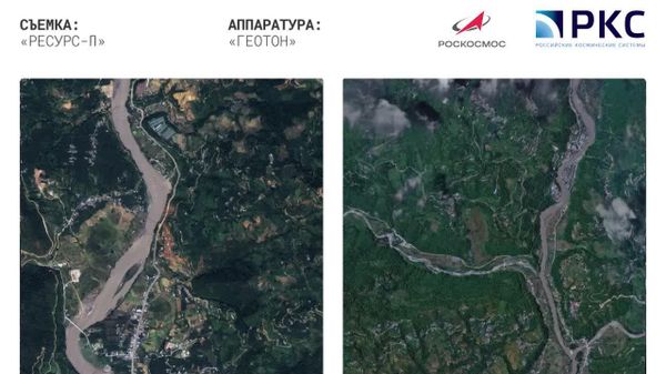 Nepal's Devastating Floods Seen From 500 km Above - Sputnik Africa
